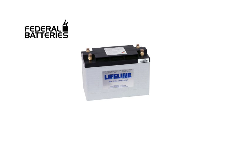 Federal Batteries Lifeline GPL 31T 2v Marine Leisure Craft Battery